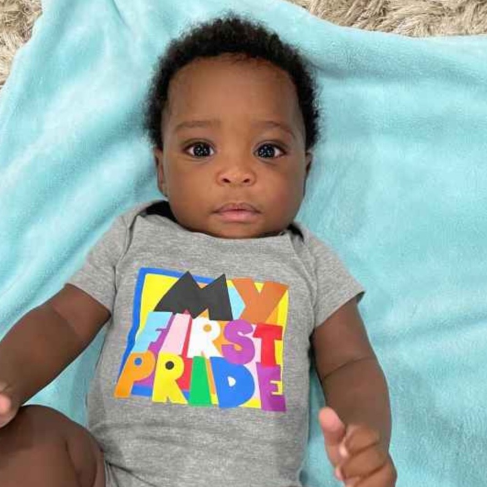 NWT Pride Baby My First Pride Bodysuit -
Heather Gray Newborn - Picture 5 of 6